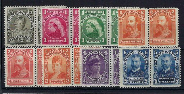 Image of Canada-Newfoundland SG 83/90 LMM British Commonwealth Stamp